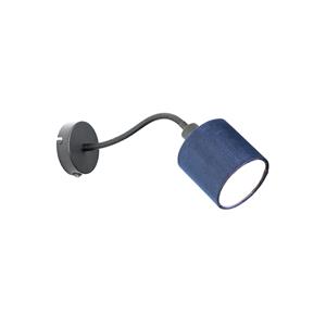 QAZQA Wandlamp merwe - Blauw - Modern - L 10cm