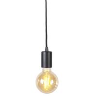 QAZQA LED Hanglamp facil - Zwart - Design - D 4.5cm