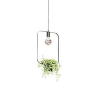 QAZQA Hanglamp roslini - Zwart - Modern - L 35cm