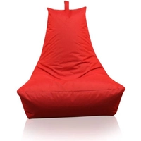 Kinzler Sitzsack Lounge-Sessel, rot (Outdoorfähig)