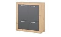 Highboard ¦ holzfarben ¦ Maße (cm): B: 105 H: 115 T: 40  - Möbel Kraft