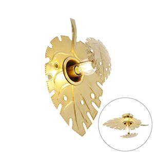 QAZQA Design wandlamp antiek goud - Carballo