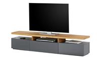 TV-Lowboard ¦ grau ¦ Maße (cm): B: 180 H: 39 T: 40  - Möbel Kraft