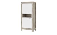 Primo Highboard  Porto ¦ weiß ¦ Maße (cm): B: 76 H: 160 T: 42  - Möbel Kraft