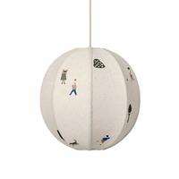 Ferm Living Lampshade The Park Embroidered Textile