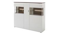 Primo Highboard  Aurelia ¦ weiß ¦ Maße (cm): B: 150 H: 125 T: 37  - Möbel Kraft