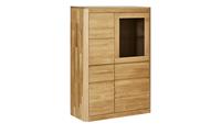 Woodford Highboard   Barton ¦ holzfarben ¦ Maße (cm): B: 100 H: 145 T: 41  - Möbel Kraft