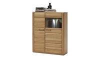 Woodford Kombi-Highboard  Dio ¦ holzfarben ¦ Maße (cm): B: 107 H: 131 T: 38  - Möbel Kraft