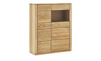 Woodford Kombi-Highboard  Dio ¦ holzfarben ¦ Maße (cm): B: 107 H: 131 T: 38  - Möbel Kraft