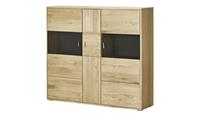 Woodford Kombi-Highboard  Dias ¦ holzfarben ¦ Maße (cm): B: 154 H: 140 T: 39  - Möbel Kraft