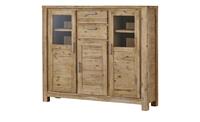 Woodford Highboard  Borneo ¦ holzfarben ¦ Maße (cm): B: 160 H: 140 T: 45  - Möbel Kraft