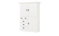 maison bleue Highboard  Florian ¦ weiß ¦ Maße (cm): B: 118,5 H: 163,5 T: 48  - Möbel Kraft