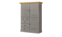 maison bleue Highboard  Florian ¦ grau ¦ Maße (cm): B: 118,5 H: 163,5 T: 48  - Möbel Kraft