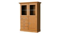 maison bleue Highboard  Florian ¦ holzfarben ¦ Maße (cm): B: 118,5 H: 163,5 T: 48  - Möbel Kraft