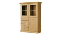 maison bleue Highboard  Florian ¦ holzfarben ¦ Maße (cm): B: 118,5 H: 163,5 T: 48  - Möbel Kraft