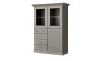 maison bleue Highboard  Florian ¦ grau ¦ Maße (cm): B: 118,5 H: 163,5 T: 48  - Möbel Kraft