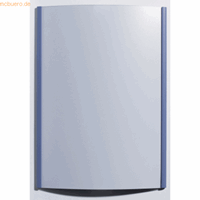Ultradex Türschild Serie Color 170x122mm Aluminium gewölbt blau