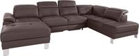Exxpo - sofa fashion Wohnlandschaft, inkl. Kopf- bzw. Rückenverstellung, wahlweise mit Bettfunktion und Bettkasten
