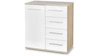 Stylefy LIMA KM-2 Kommode 77x40x82 cm Weiß Beige