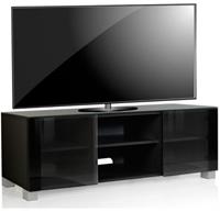VCM Premium TV-Lowboard Schrank Fernsehtisch TV Schrank Holz Luxala schwarz