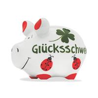 KCG Spardose Schwein 100784 klein GlÃ¼cksschwein 12,5x9cm