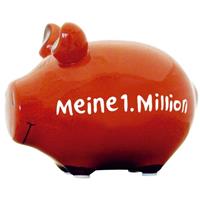 KCG Spardose Schwein 100957 klein Meine 1.Million 12,5x9cm