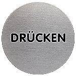 DURABLE Kantoor pictogrammen Duwen Roestvrij staal 65mm
