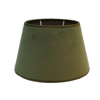 Countrylifestyle Lampenkap Velours Rond Groen 25