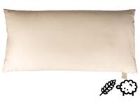 Mudis Kopfkissen 40 x 80 cm Dinkelspelz/Schafschurwolle