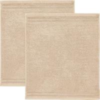 Erwin Müller Frottier-Geschirrtuch 2er-Pack Frottier beige Gr. 50 x 50