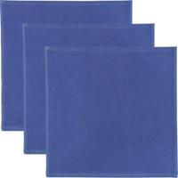 Erwin Müller Spültuch 3er-Pack Baumwolle blau Gr. 30 x 30