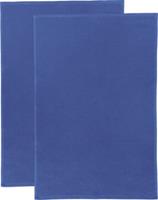 Erwin Müller Multifunktionstuch 2er-Pack Baumwolle blau Gr. 50 x 70