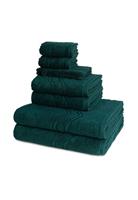 Ross 2 X Wasch- Gäste- Dusch- Handtuch im Set Cashmere feeling, grün, 8er
