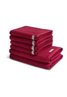 Ross 4 X Handtuch 2 Duschtuch - Handtuch-Set Selection Organic Cotton, rot, 6er Set