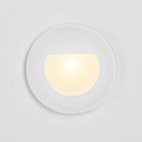 BRUMBERG Wall Kit68 inbouwlamp vlak rond wit