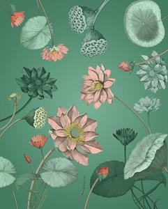 Komar Fototapete »Blissful«, glatt, bedruckt, floral, botanisch
