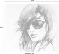 Wall-Art Vliestapete »I wear my sunglasses«