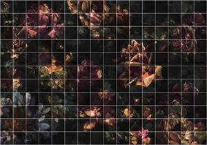 Komar Tiles Flowers Vlies Fotobehang 400x280cm 8-Banen