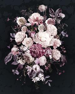 Komar Bouquet Noir Vlies Fotobehang 200x250cm 4-Banen