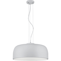 TRIO Moderne Hanglamp Baron - Metaal - Wit - 4 lichts - Hoogte verstelbaar - Hanglampen eetkamer