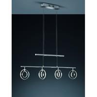 Reality Moderne Hanglamp Prater - Metaal - Chroom
