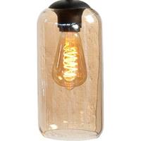 Highlight Fantasy Bell - Glas hanglamp - E27 - 11,5 x 11,5 x 24cm - Amber