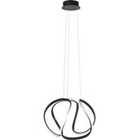 Highlight Kyra - Hanglamp - LED - 53 x 53 x 180cm - Zwart