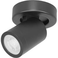 Highlight Oliver - Plafondlamp - GU10 - 10 x 10 x 11cm - Zwart