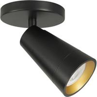 Highlight Petunia - Plafondlamp - GU10 - 10 x 10 x 14cm - Zwart