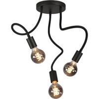 Highlight Flex - Plafondlamp - E27 - 18 x 18 x 60cm - Zwart