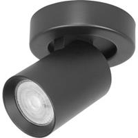 Highlight Oliver - Plafondlamp - GU10 - 10 x 10 x 11cm - Zwart