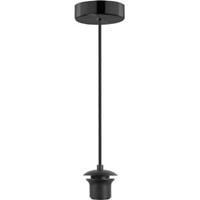 Highlight Pendel - Hanglamp - E27 - 10 x 10 x 130cm - Zwart