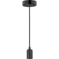 Highlight Pendel - Hanglamp - E27 - 10 x 10 x 130cm - Zwart