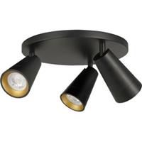 Highlight Petunia - Plafondlamp - GU10 - 25 x 25 x 14cm - Zwart
